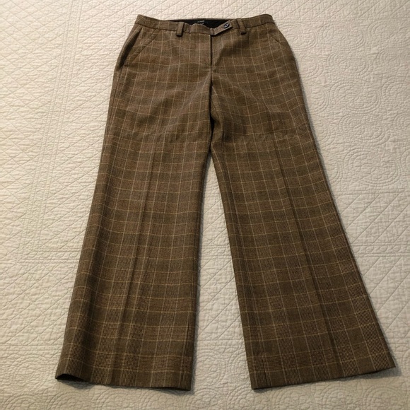 J Crew Favorite Fit wool pants trousers. Size 4. - Picture 1 of 9